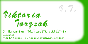 viktoria torzsok business card